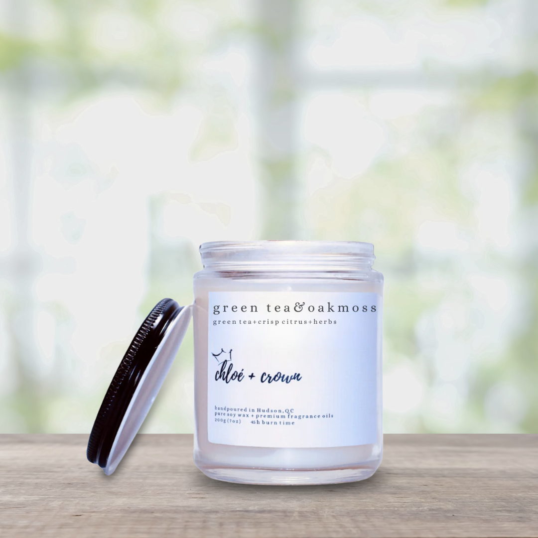 Green Tea Oakmoss Candle