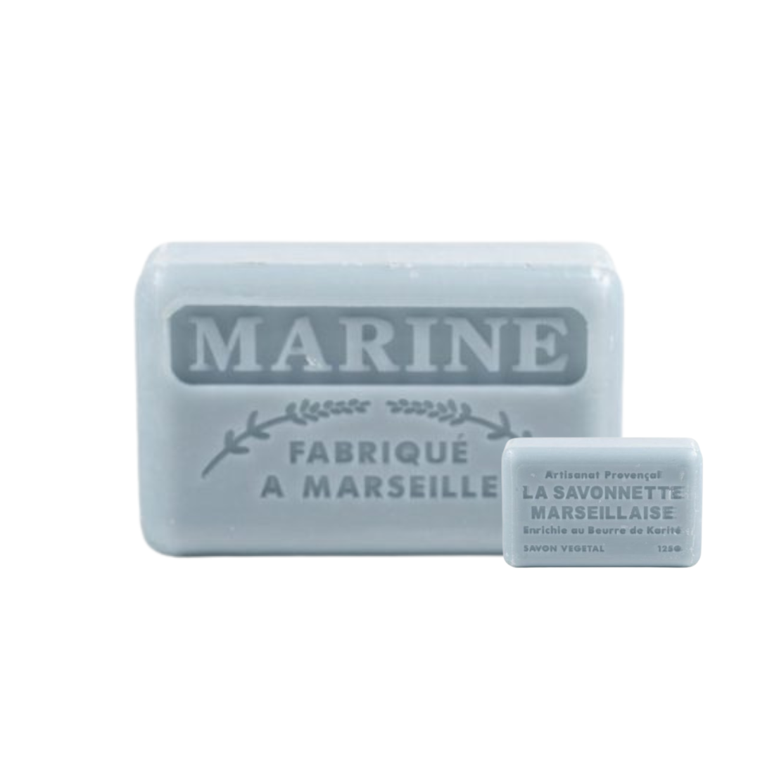 Marseillaise Soap with Organic Shea Butter – Navy