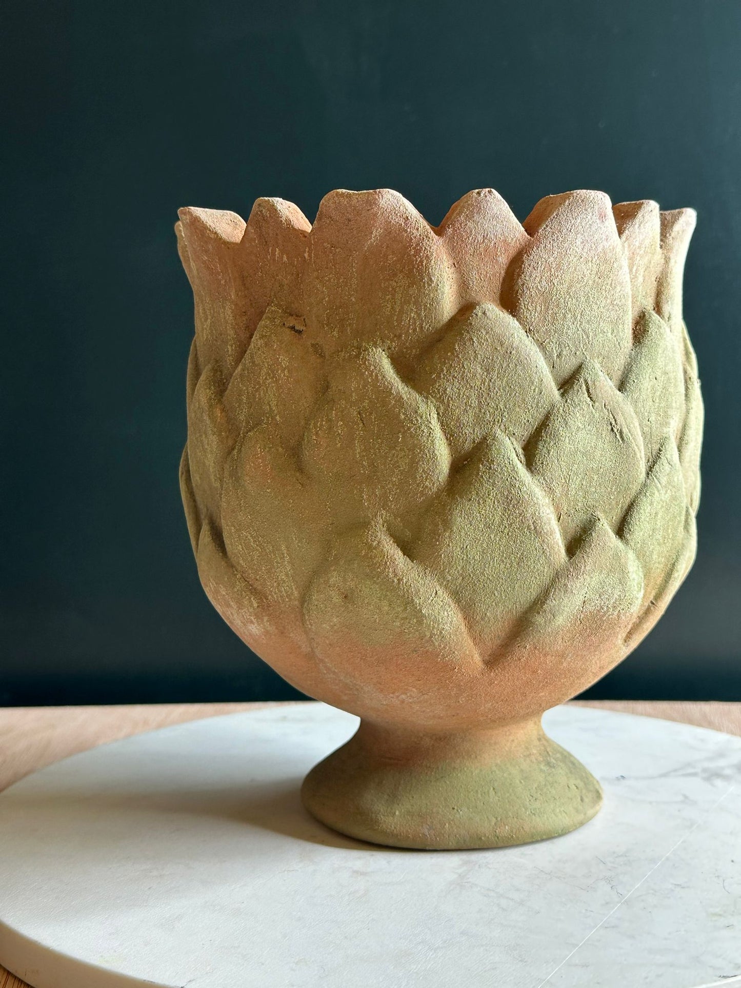 Pinecone Terracotta Planter