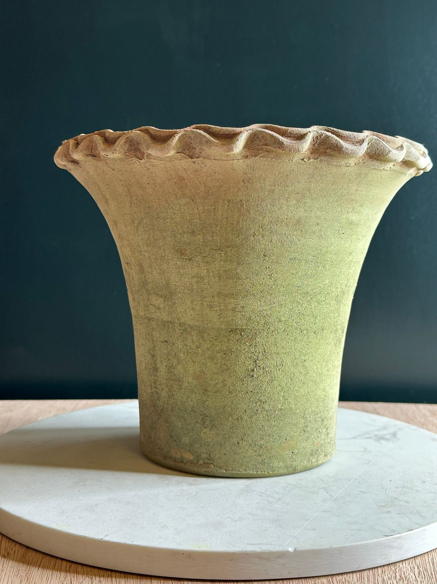 Pie Crust Terracotta Planter